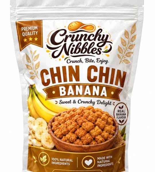 The Crunchy Nibbles Banana Flavor 250g