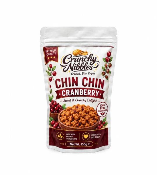 The Crunchy Nibbles Cranberry Flavor 150g